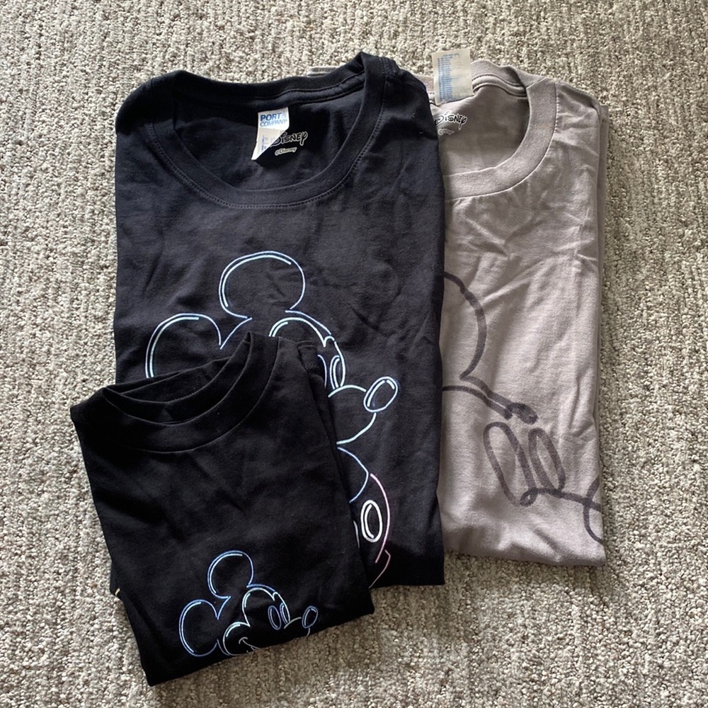 Family Bundle of Disney’s Mickey Mouse  Portrait T-shirts.